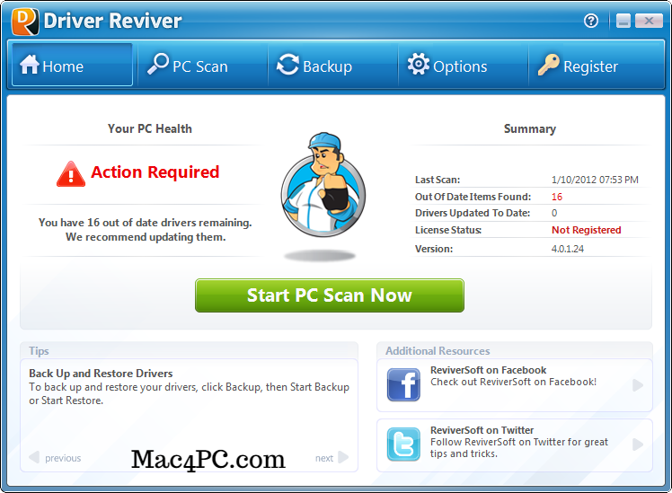 Driver Reviver 5.40.0.24 Cracked For Mac With License Key Download Free 2022
