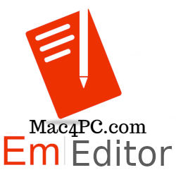 EmEditor Professional 23.0.5 Crack & MacOS With License Key Download 2024 here