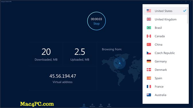 Hotspot Shield 11.1.5 Cracked For Mac With License Key Download Free 2022