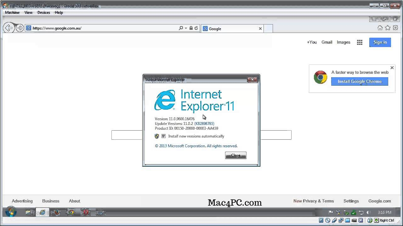 Internet Explorer 11 Cracked For macOS With Latest Version Free Download Windows 10