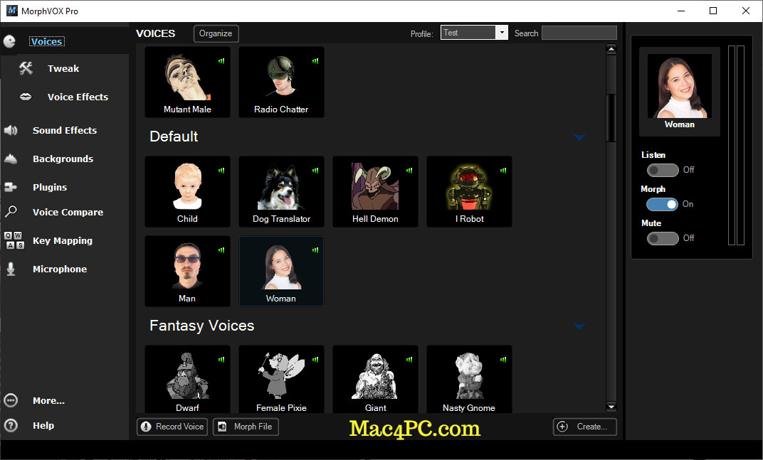 MorphVox Pro 5.1.59 Cracked For Mac With Serial Key Free Download Here