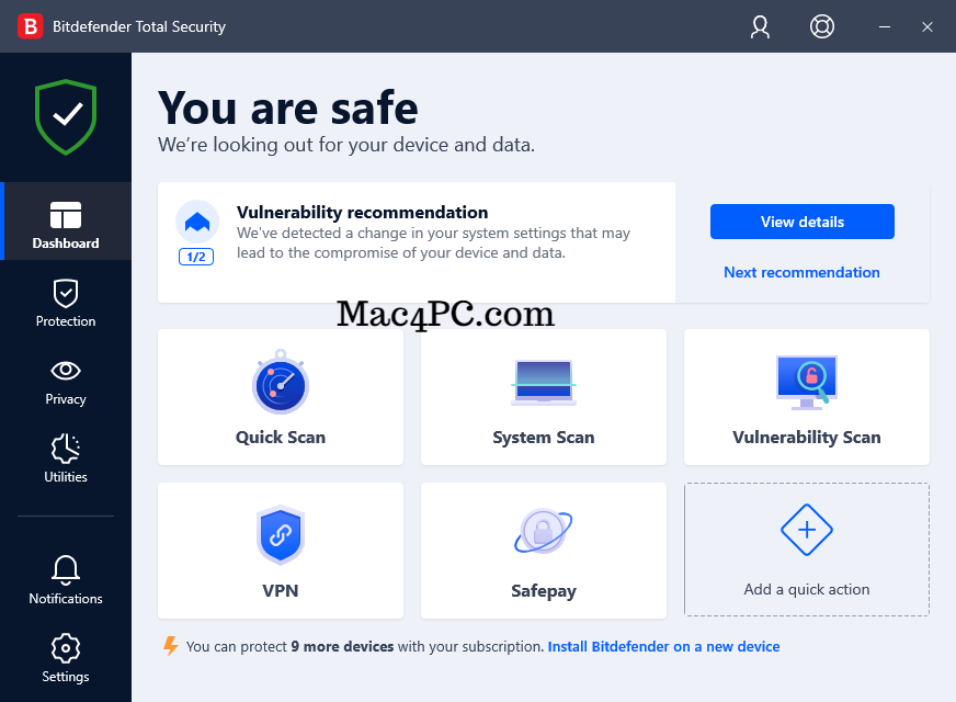 Bitdefender Total Security 2022 Crack For macOS Full Activation Key Download