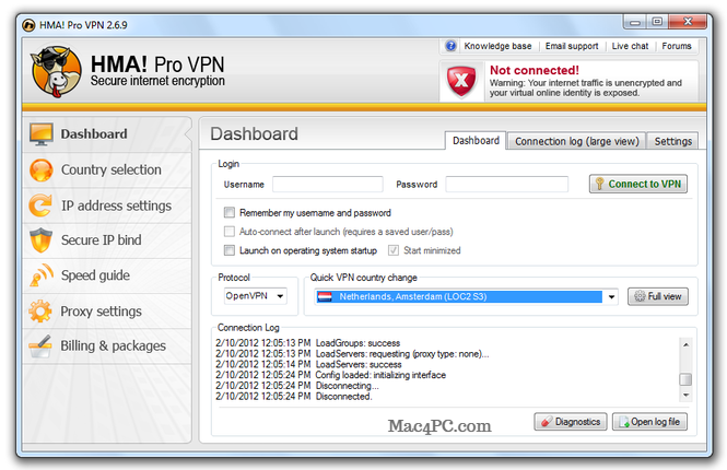 HMA Pro VPN 5.1.262 Cracked For macOS With Serial Key Download Free 2022