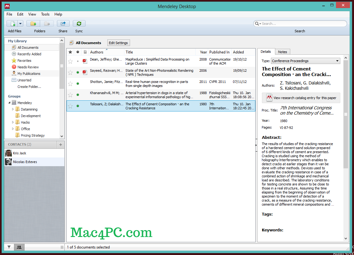 Mendeley 1.19.8 Cracked For Mac With License Key Download (Win/Mac)