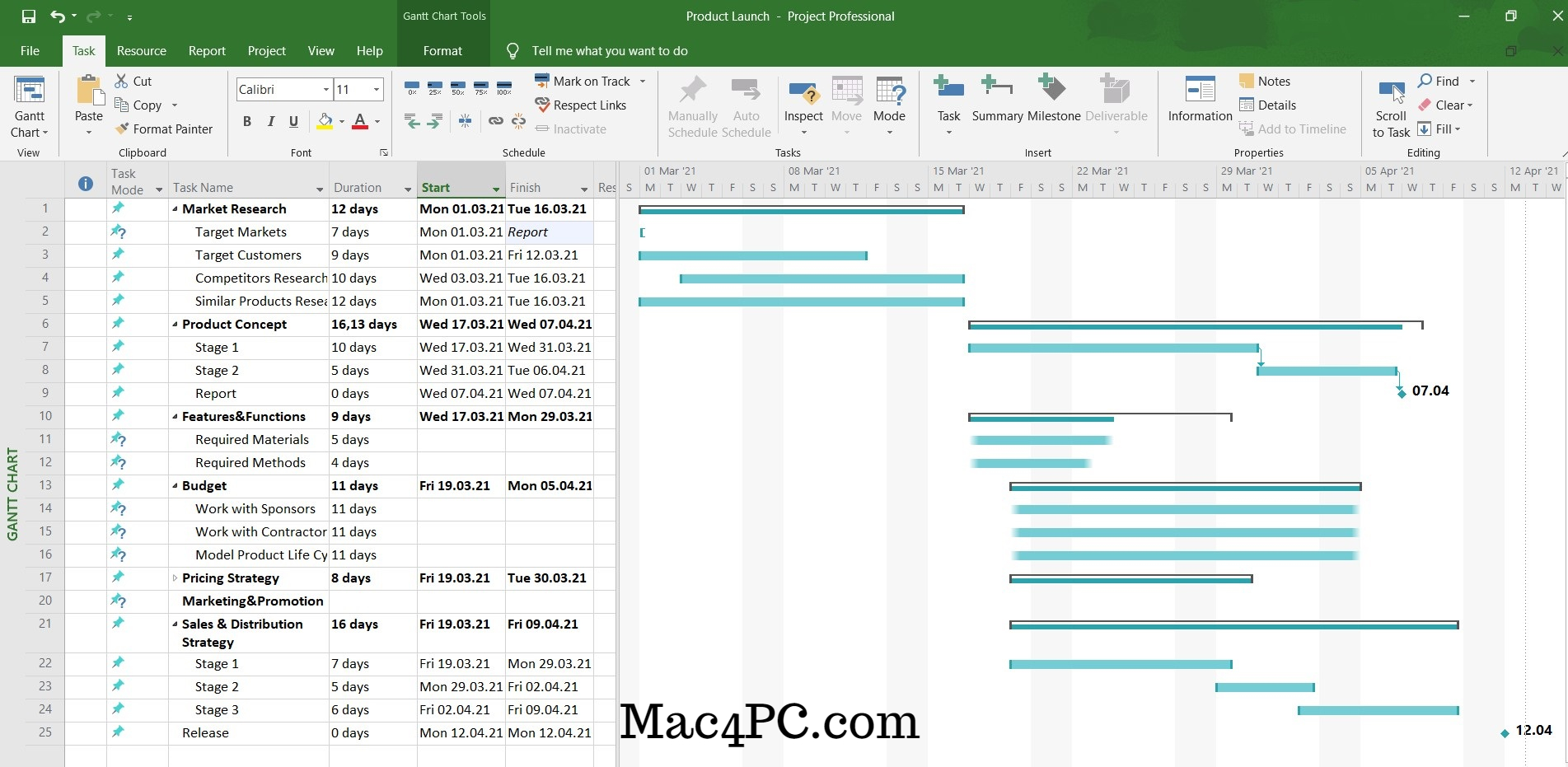 microsoft project download for mac