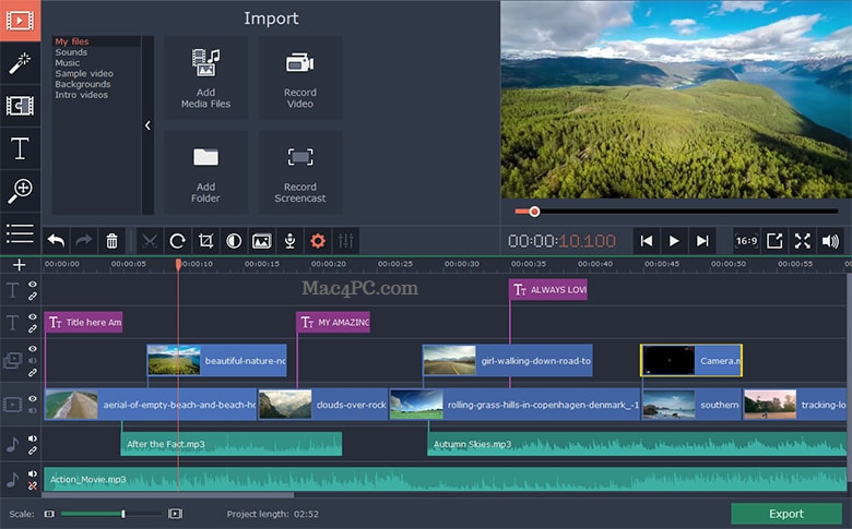 Movavi Video Editor 22.1.0 Cracked For Mac With License Key 2022 Download