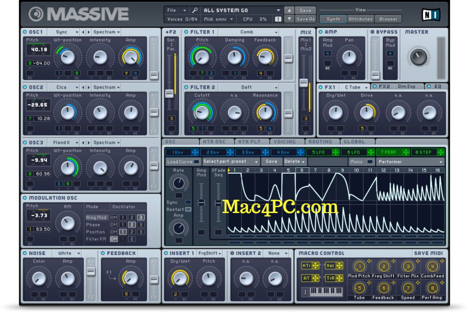 Native Instruments Massive 1.6.6 Cracked For macOS With Serial Key Free Download