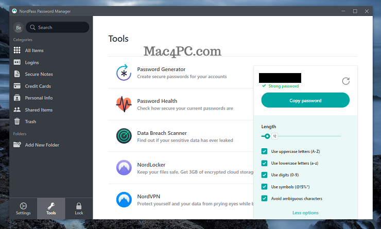 NordPass For Mac 4.25.10 PassWord Manager MacOS Download 2022