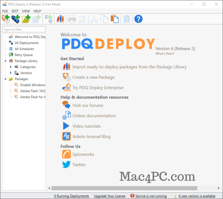 PDQ Deploy Enterprise 19.3.464.0 free instals
