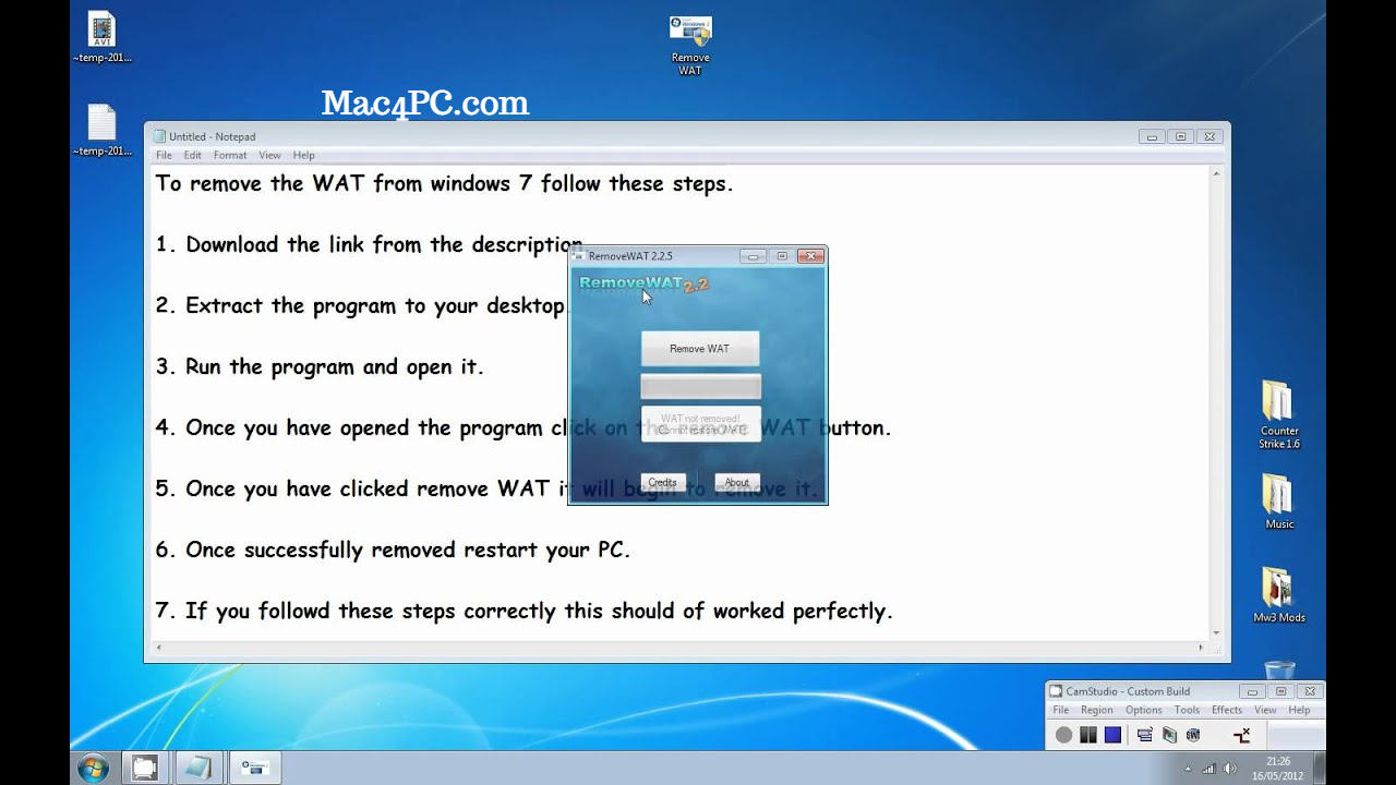 download removewat windows 7 ultimate 64 bit