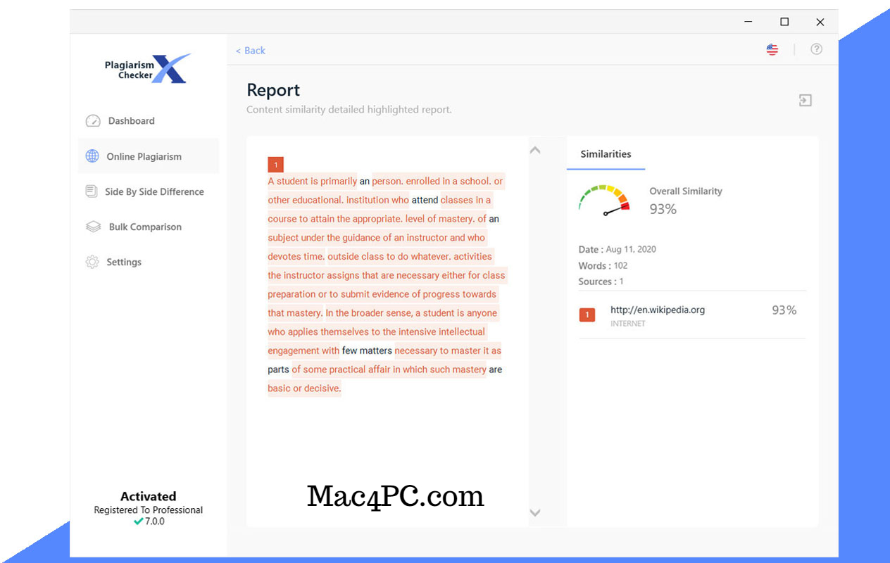 Plagiarism Checker X 8.0.4 Crack With Activation Key (Latest Version) 2022