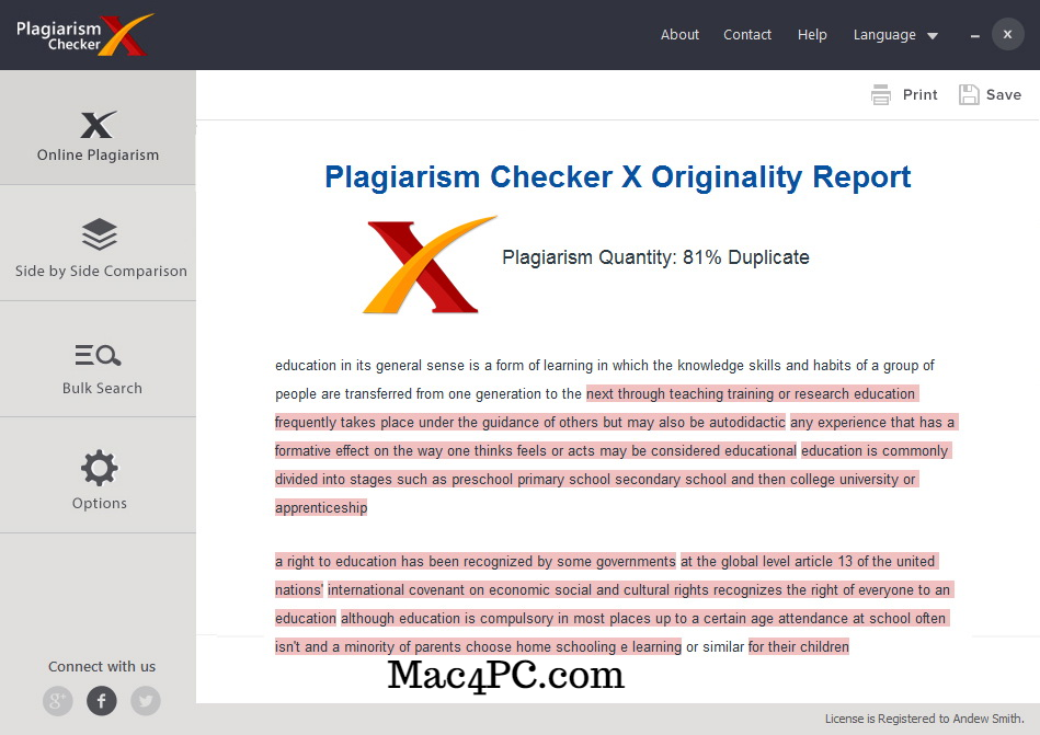 Plagiarism Checker X 8.0.4 Crack With Activation Key (Latest Version) 2022